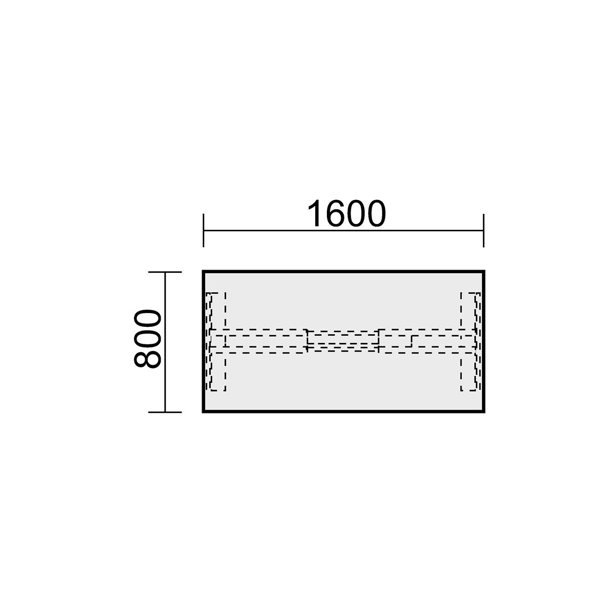 Schreibtisch E-Flex H650-1250xB1800xT800mm Ahorn/silber...