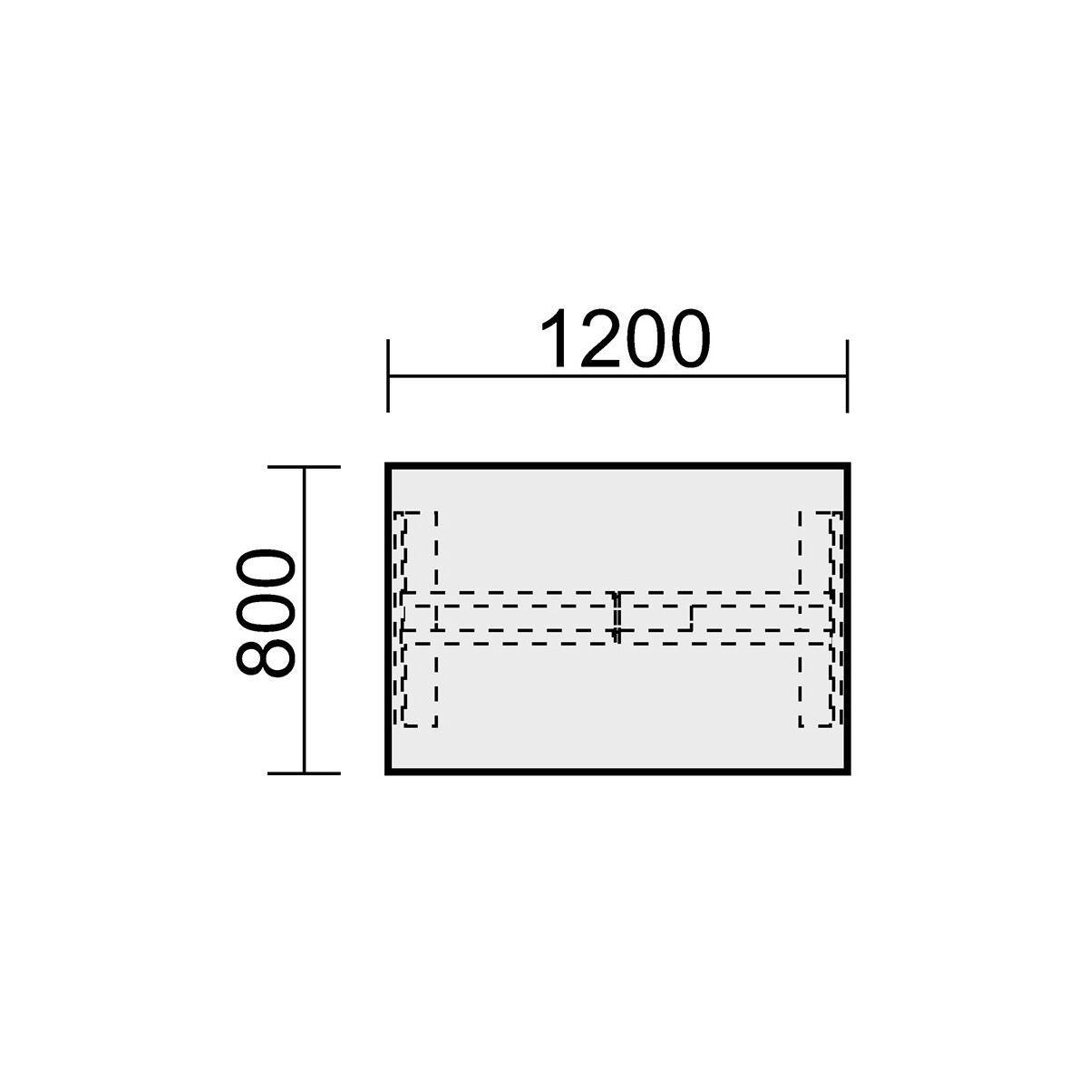 Schreibtisch E-Flex H650-1250xB1200xT800mm Ahorn/silber...